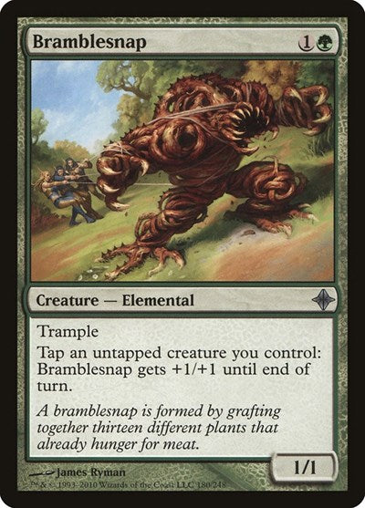 Bramblesnap (ROE) #180 Uncommon (Moderately Played) Rise of the Eldrazi Magic: The Gathering: 2010