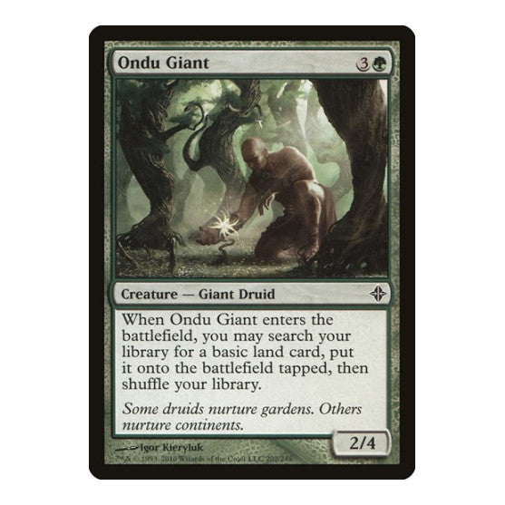 Ondu Giant (ROE) #202 Common (Lightly Played) Rise of the Eldrazi Magic: The Gathering: 2010