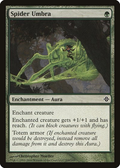 Spider Umbra (ROE) #208 Common (Lightly Played) Rise of the Eldrazi Magic: 2010