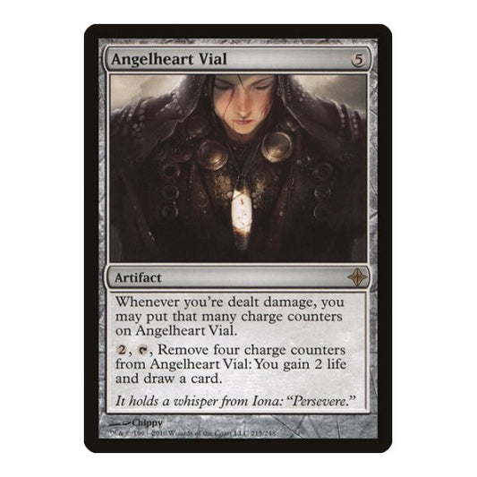 Angelheart Vial (ROE) #215 Rare (Lightly Played) Rise of the Eldrazi Magic: The Gathering: 2010