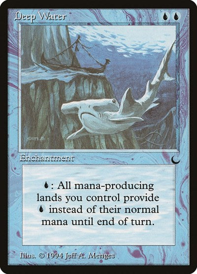Deep Water (DRK) #23 Common (Lightly Played) The Dark Magic: The Gathering: 1994