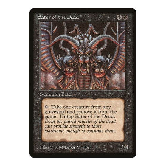 Eater of the Dead (DRK) #44 Uncommon (Near Mint) The Dark Magic: The Gathering: 1994