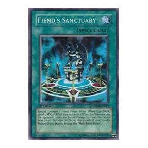 Fiend's Sanctuary (DPKB) #DPKB-EN035 Super Rare (1st Edition Near Mint) Duelist Pack: Kaiba YuGiOh: 2010