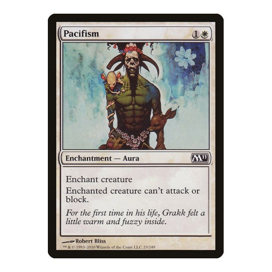 Pacifism (M11) #23 Common (Moderately Played) Magic 2011 (M11) Magic: The Gathering: 2010