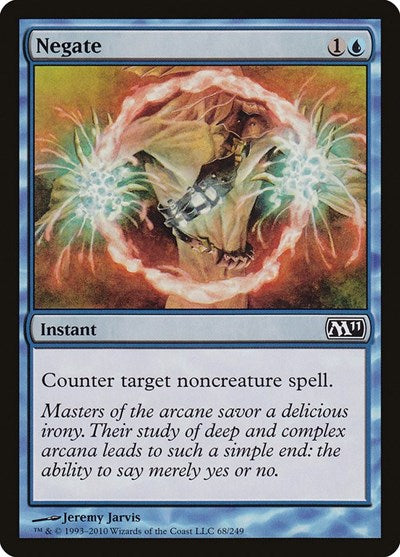 Negate (M11) #68 Common (Moderately Played) Magic 2011 (M11) Magic: The Gathering: 2010