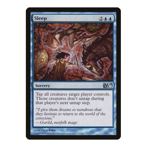 Sleep (M11) #73 Uncommon (Lightly Played) Magic 2011 (M11) Magic: The Gathering: 2010