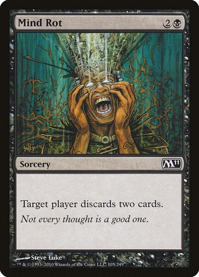 Mind Rot (M11) #105 Common (Lightly Played) Magic 2011 (M11) Magic: 2010