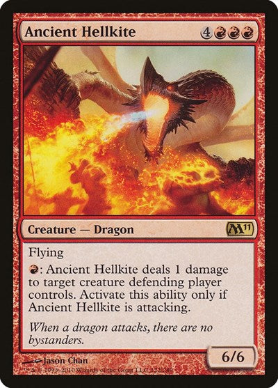 Ancient Hellkite (M11) #122 Rare (Lightly Played) Magic 2011 (M11) Magic: The Gathering: 2010