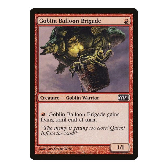 Goblin Balloon Brigade (M11) #140 Common (Lightly Played) Magic 2011 (M11) Magic: The Gathering: 2010