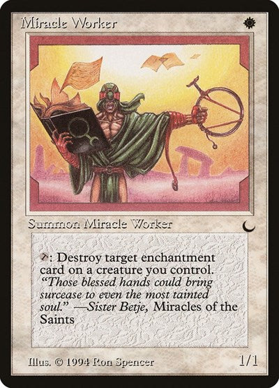 Miracle Worker (DRK) #13 Common (Heavily Played) The Dark Magic: 1994
