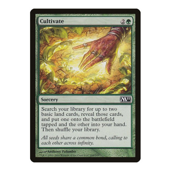 Cultivate (M11) #168 Common Magic 2011 (M11) Magic: The Gathering: 2010