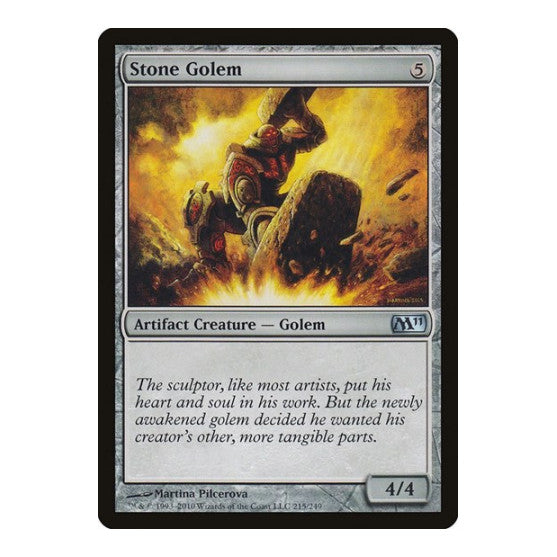 Stone Golem (M11) #215 Uncommon (Lightly Played) Magic 2011 (M11) Magic: The Gathering: 2010
