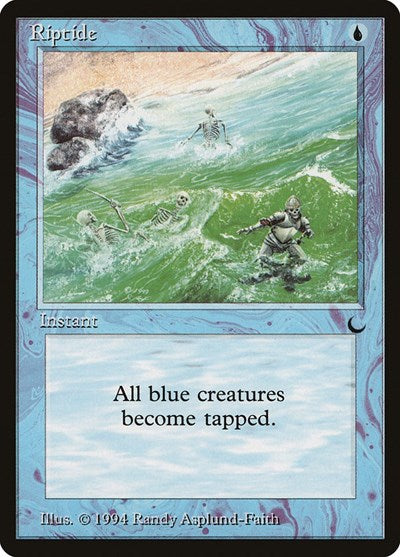 Riptide (DRK) #35 Common (Heavily Played) The Dark Magic: 1994