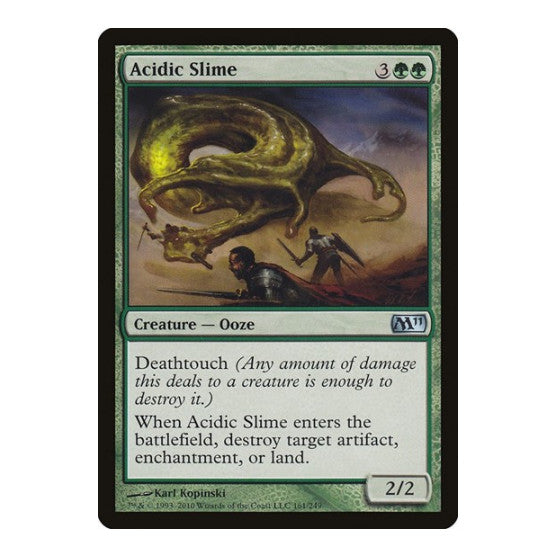 Acidic Slime (M11) #161 Uncommon (Lightly Played) Magic 2011 (M11) Magic: The Gathering: 2010