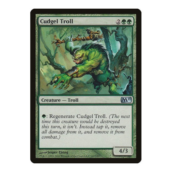 Cudgel Troll (M11) #167 Uncommon Magic 2011 (M11) Magic: The Gathering: 2010