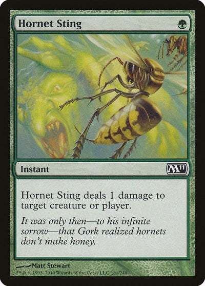 Hornet Sting (M11) #181 Common (Lightly Played) Magic 2011 (M11) Magic: 2010
