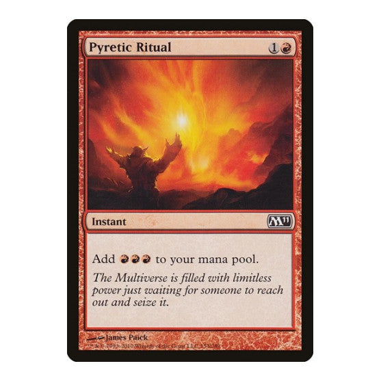 Pyretic Ritual (M11) #153 Common (Moderately Played) Magic 2011 (M11) Magic: The Gathering: 2010