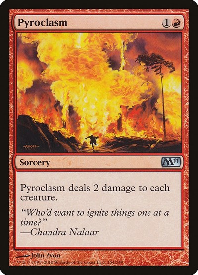 Pyroclasm (M11) #154 Uncommon (Lightly Played) Magic 2011 (M11) Magic: 2010