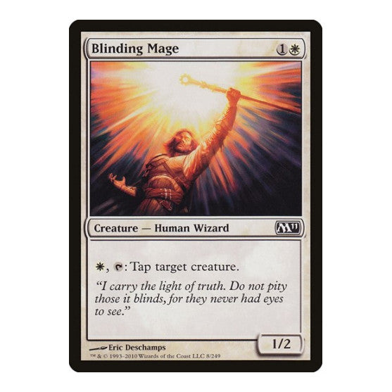 Blinding Mage (M11) #8 Common (Lightly Played) Magic 2011 (M11) Magic: The Gathering: 2010