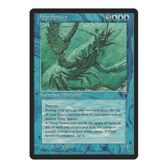 Deep Spawn (FEM) #17 Uncommon (Moderately Played) Fallen Empires Magic: The Gathering: 1994
