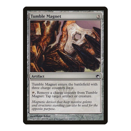 Tumble Magnet (SOM) #218 Common (Lightly Played) Scars of Mirrodin Magic: The Gathering: 2010