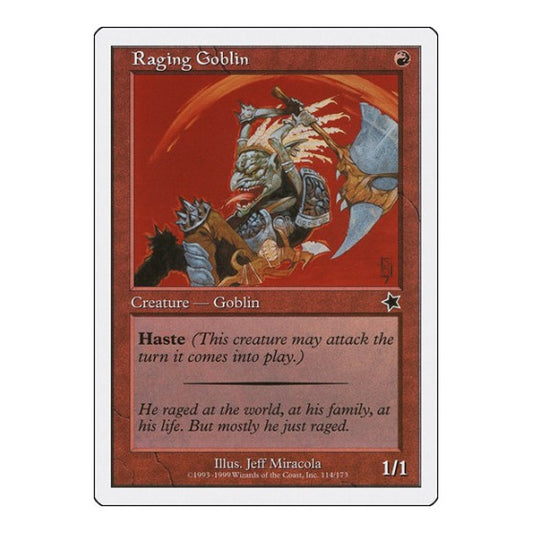 Raging Goblin (S99) #114 Common Starter 1999 Magic: The Gathering: 1999