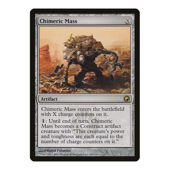 Chimeric Mass (SOM) #141 Rare (Heavily Played) Scars of Mirrodin Magic: The Gathering: 2010