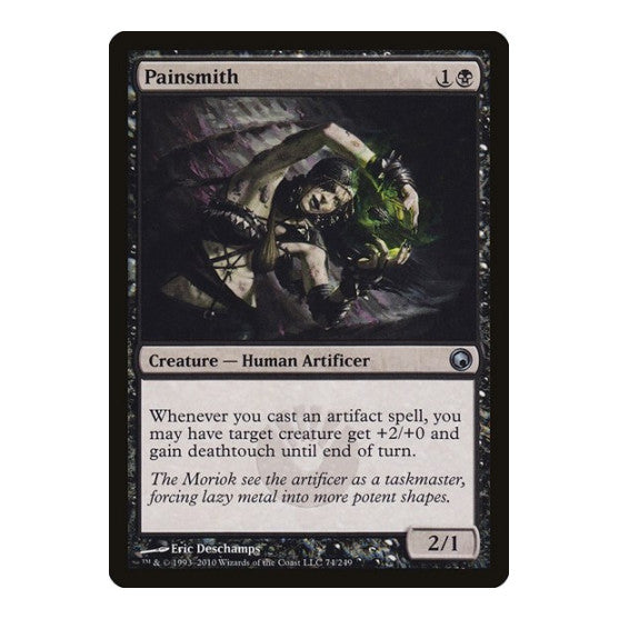 Painsmith (SOM) #74 Uncommon (Moderately Played) Scars of Mirrodin Magic: The Gathering: 2010