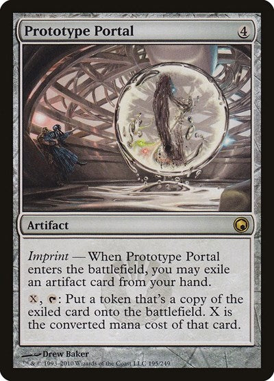 Prototype Portal (SOM) #195 Rare (Moderately Played) Scars of Mirrodin Magic: The Gathering: 2010