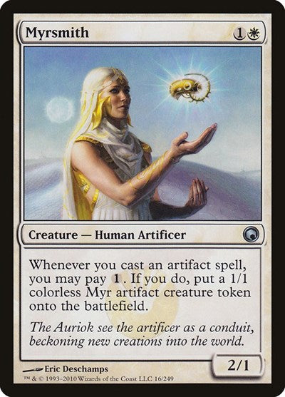 Myrsmith (SOM) #16 Uncommon (Moderately Played) Scars of Mirrodin Magic: The Gathering: 2010