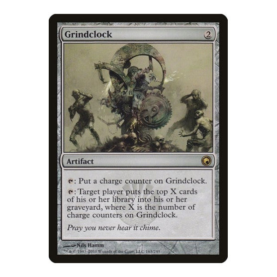 Grindclock (SOM) #163 Rare (Heavily Played) Scars of Mirrodin Magic: The Gathering: 2010