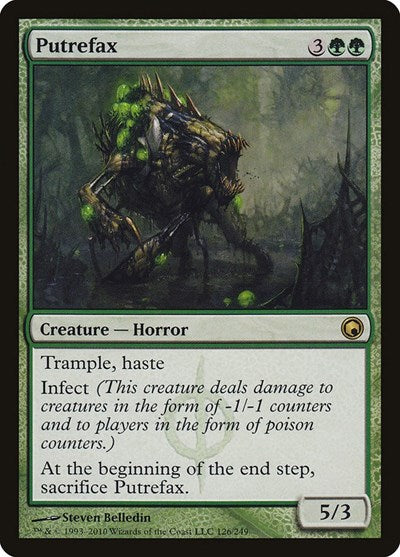 Putrefax (SOM) #126 Rare (Lightly Played) Scars of Mirrodin Magic: The Gathering: 2010