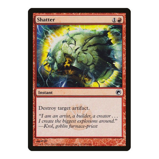 Shatter (SOM) #103 Common Scars of Mirrodin Magic: The Gathering: 2010