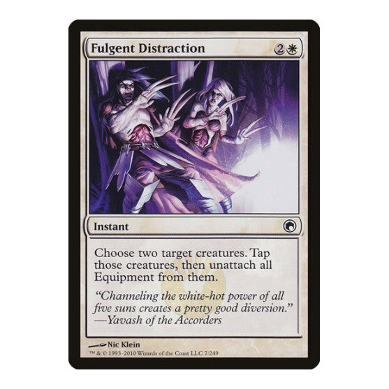 Fulgent Distraction (SOM) #7 Common (Lightly Played) Scars of Mirrodin Magic: The Gathering: 2010