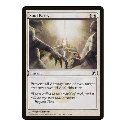 Soul Parry (SOM) #21 Common (Lightly Played) Scars of Mirrodin Magic: The Gathering: 2010