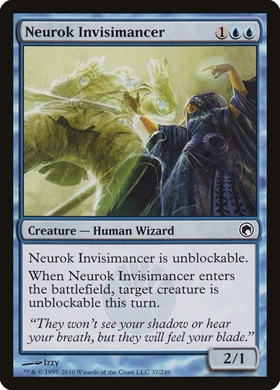 Neurok Invisimancer (SOM) #37 Common Scars of Mirrodin Magic: The Gathering: 2010