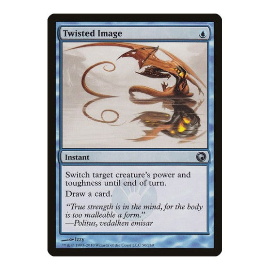 Twisted Image (SOM) #50 Uncommon (Lightly Played) Scars of Mirrodin Magic: The Gathering: 2010