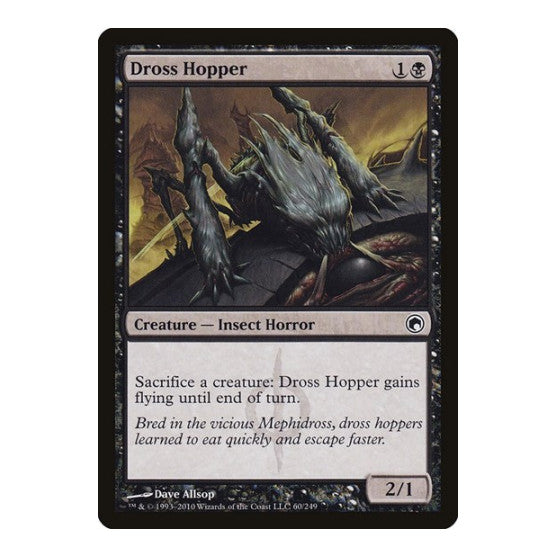 Dross Hopper (SOM) #60 Common (Lightly Played) Scars of Mirrodin Magic: The Gathering: 2010