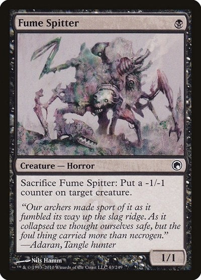 Fume Spitter (SOM) #63 Common (Moderately Played) Scars of Mirrodin Magic: The Gathering: 2010