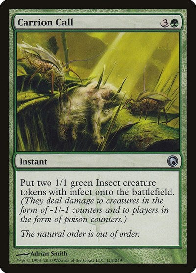 Carrion Call (SOM) #115 Uncommon (Damaged) Scars of Mirrodin Magic: The Gathering: 2010