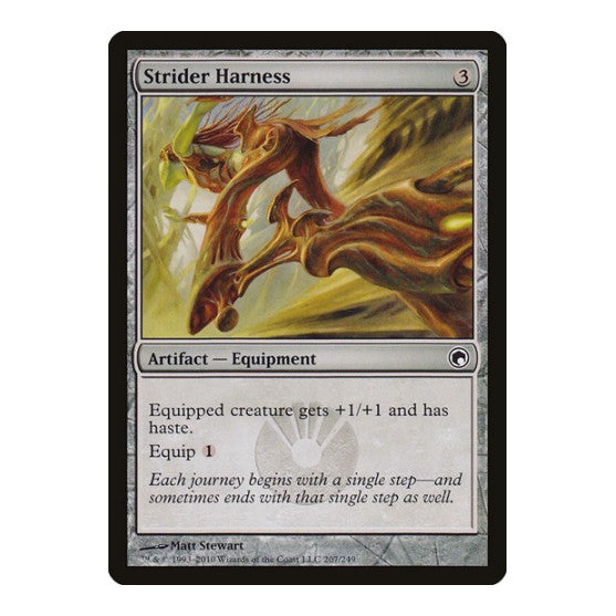 Strider Harness (SOM) #207 Common (Lightly Played) Scars of Mirrodin Magic: The Gathering: 2010
