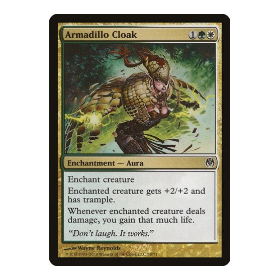 Armadillo Cloak (DDE) #58 Common (Lightly Played) Duel Decks: Phyrexia vs. the Coalition Magic: The Gathering: 2010