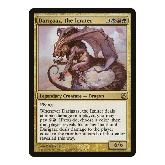 Darigaaz the Igniter (DDE) #47 Rare (Lightly Played) Duel Decks: Phyrexia vs. the Coalition Magic: The Gathering: 2010