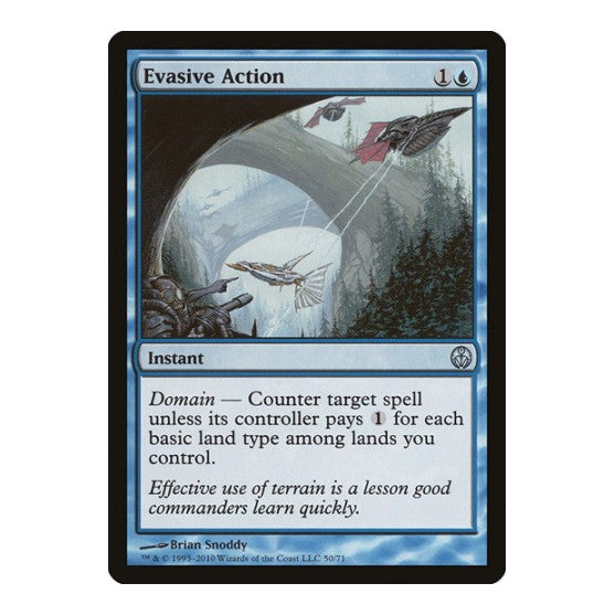 Evasive Action (DDE) #50 Uncommon (Lightly Played) Duel Decks: Phyrexia vs. the Coalition Magic: The Gathering: 2010