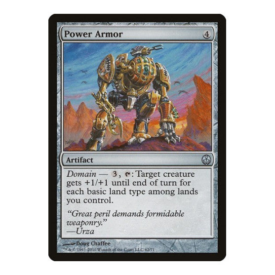 Power Armor (DDE) #62 Uncommon (Lightly Played) Duel Decks: Phyrexia vs. the Coalition Magic: The Gathering: 2010