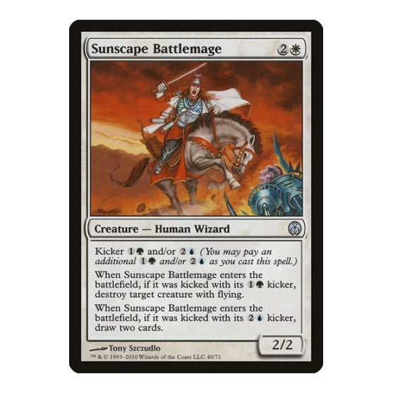 Sunscape Battlemage (DDE) #40 Uncommon (Lightly Played) Duel Decks: Phyrexia vs. the Coalition Magic: The Gathering: 2010