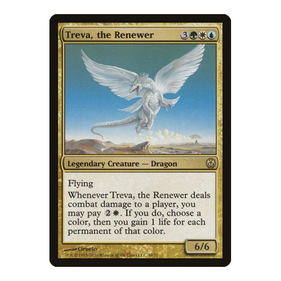 Treva the Renewer (DDE) #49 Rare (Lightly Played) Duel Decks: Phyrexia vs. the Coalition Magic: The Gathering: 2010