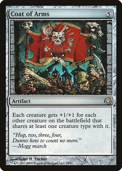 Coat of Arms (PDS) #29 Rare (Foil Near Mint) Premium Deck Series: Slivers Magic: The Gathering: 2009