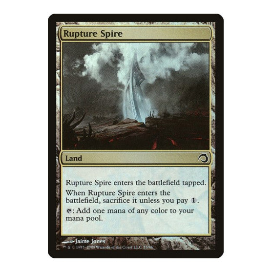 Rupture Spire (PDS) #33 Common (Foil Moderately Played) Premium Deck Series: Slivers Magic: The Gathering: 2009