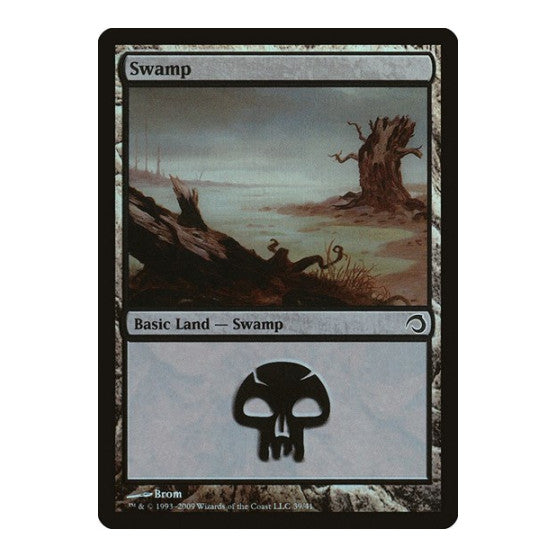 Swamp 39 (PDS) #39 Land (Foil Lightly Played) Premium Deck Series: Slivers Magic: The Gathering: 2009